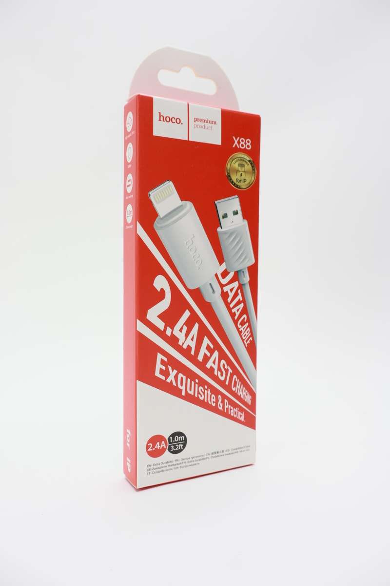 Hoco X88 60w Fast Charging Data Cable Type-C to Type-C or iPhone 1m