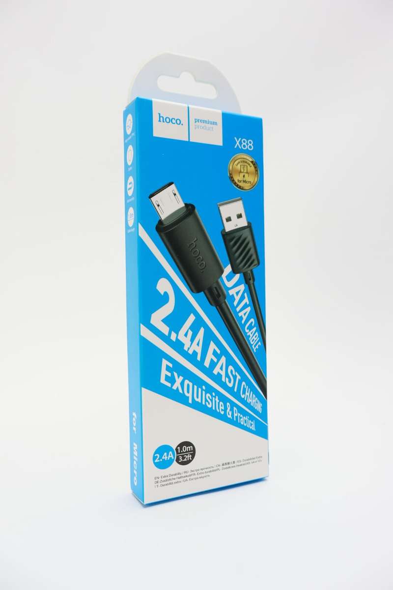 Hoco X88 60w Fast Charging Data Cable Type-C to Type-C or iPhone 1m