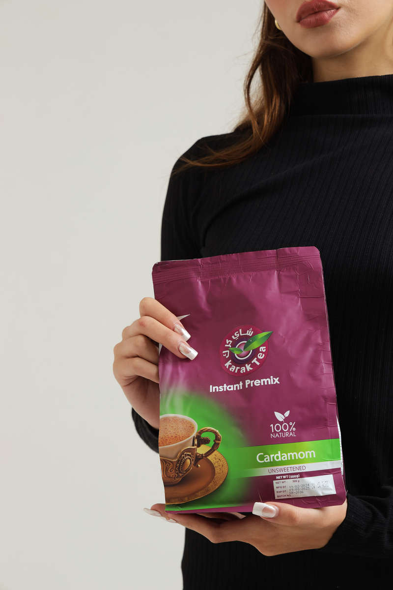 Karak Tea Chai Cardamom Unsweetened Instant Premix 500g Bag