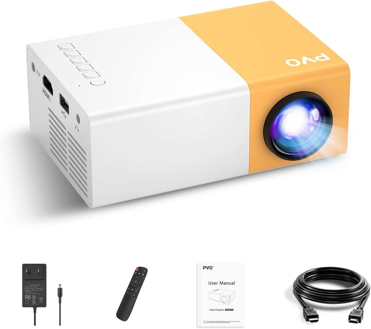 Andowl YG300 1080P Mini LED Projector