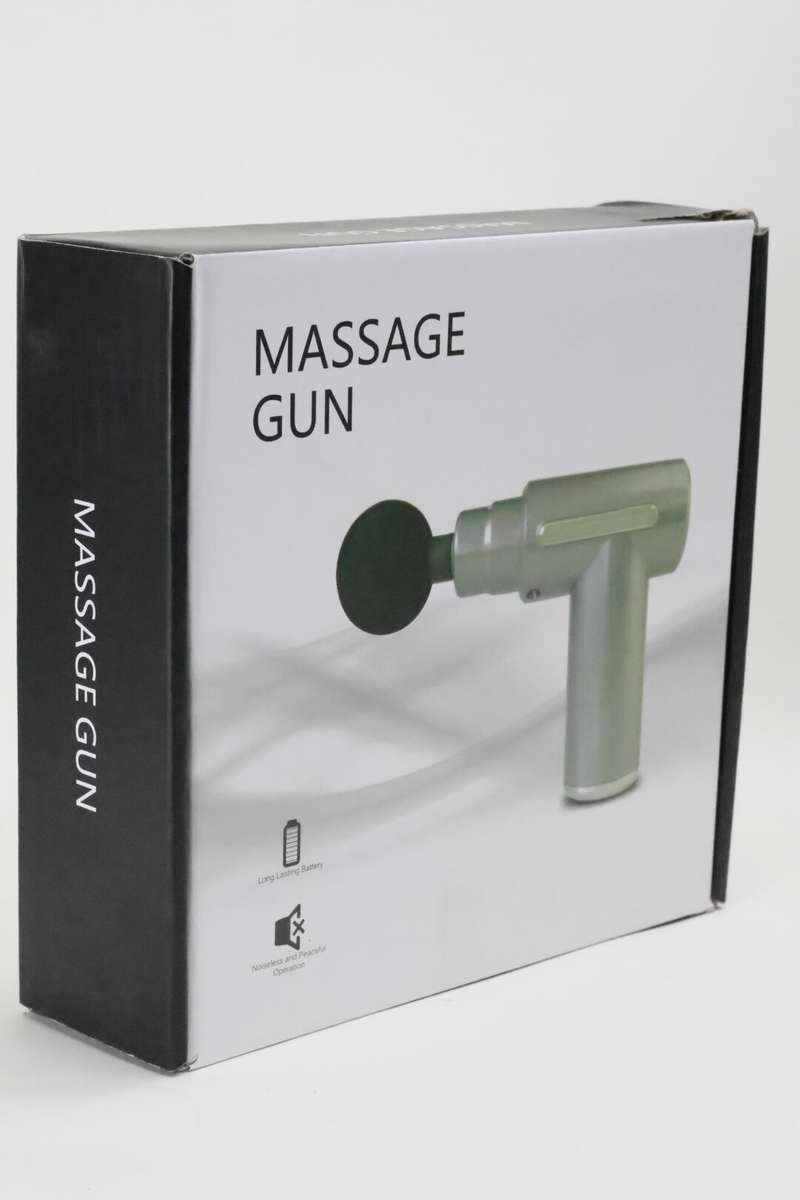 Deep Tissue Percussion Massage Gun Pain Relief Muscle Massager With 4 Heads