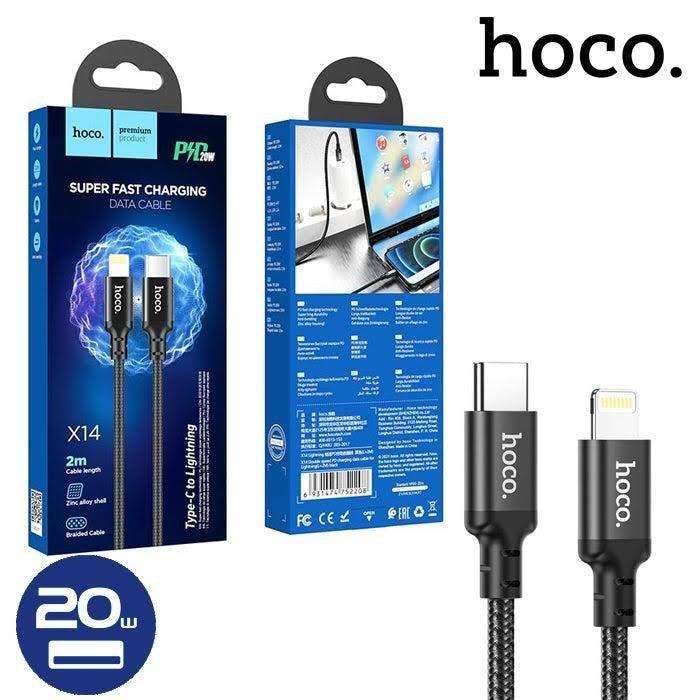 HOCO X14 Super Fast Type C To Lightning PD 20W Charging Cable