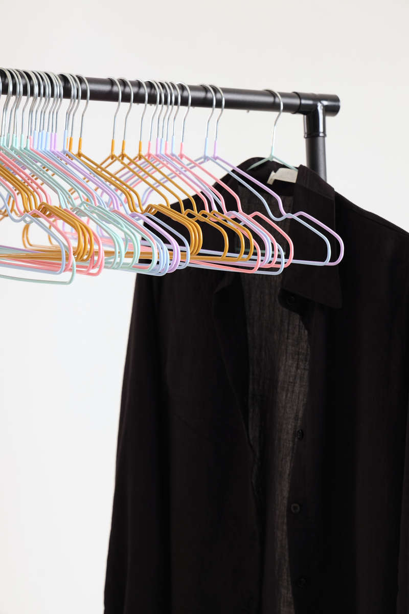 Senza® 40 Pcs Non Slip Heavy Duty Steel Clothes Hangers