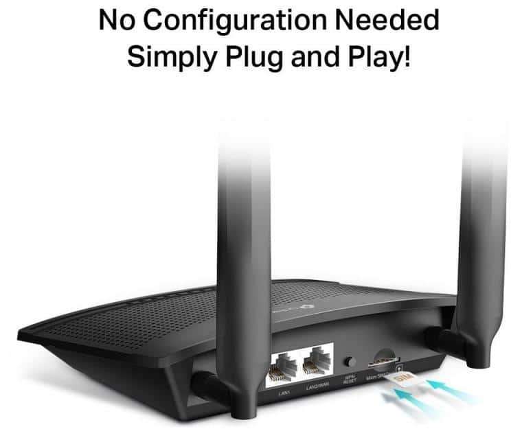 OPEN: LTE: ROUTER + MOD - DIR SIM