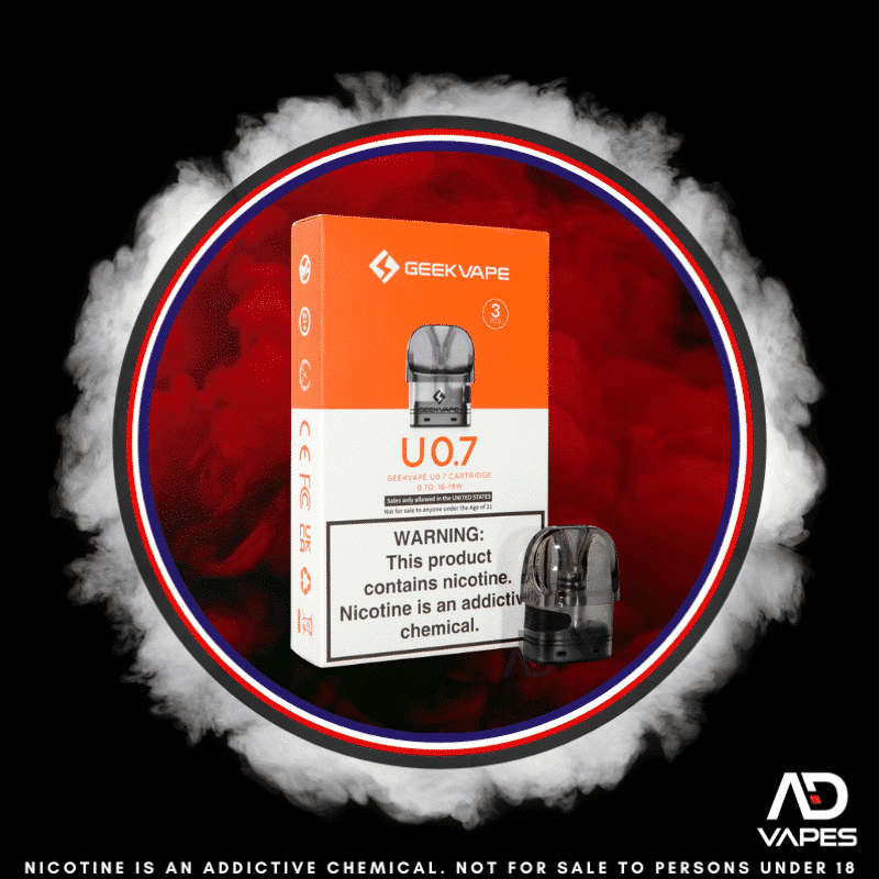 Geek Vape U Cartridges 0.7 3 Pack