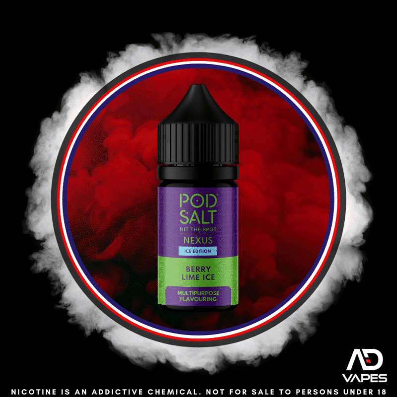 Pod Salt Nexus Ice Edition Berry Lime Ice 30ml Flavour Shot