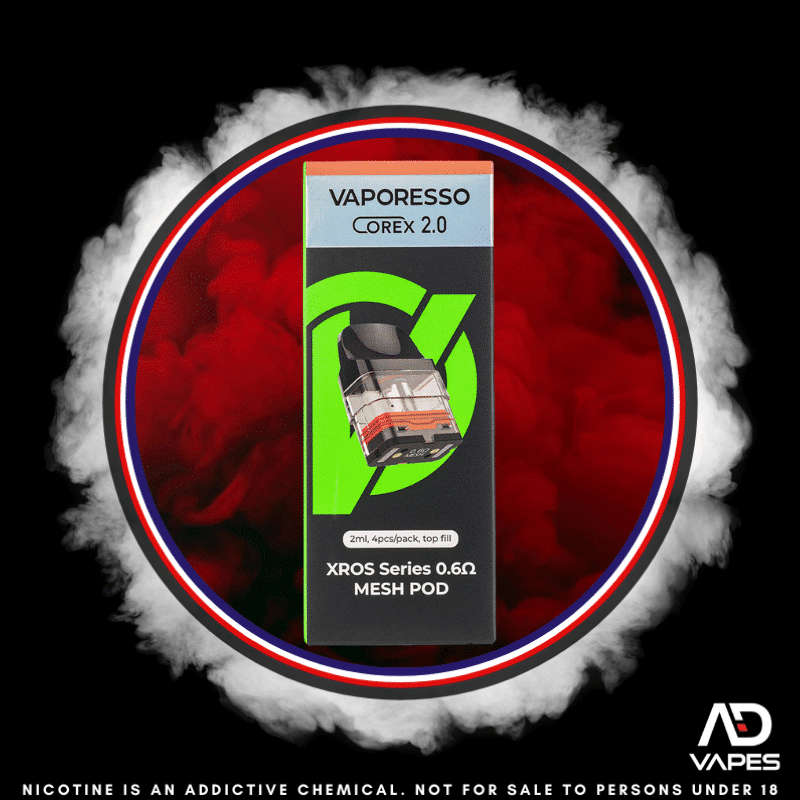 Vaporesso XROS Replacement Pod 0.6 Mesh 4 Pack 2ml