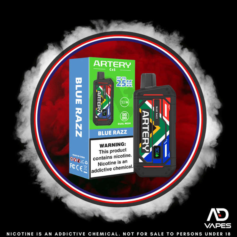 Artery CS5 25K 50mg Blue Razz
