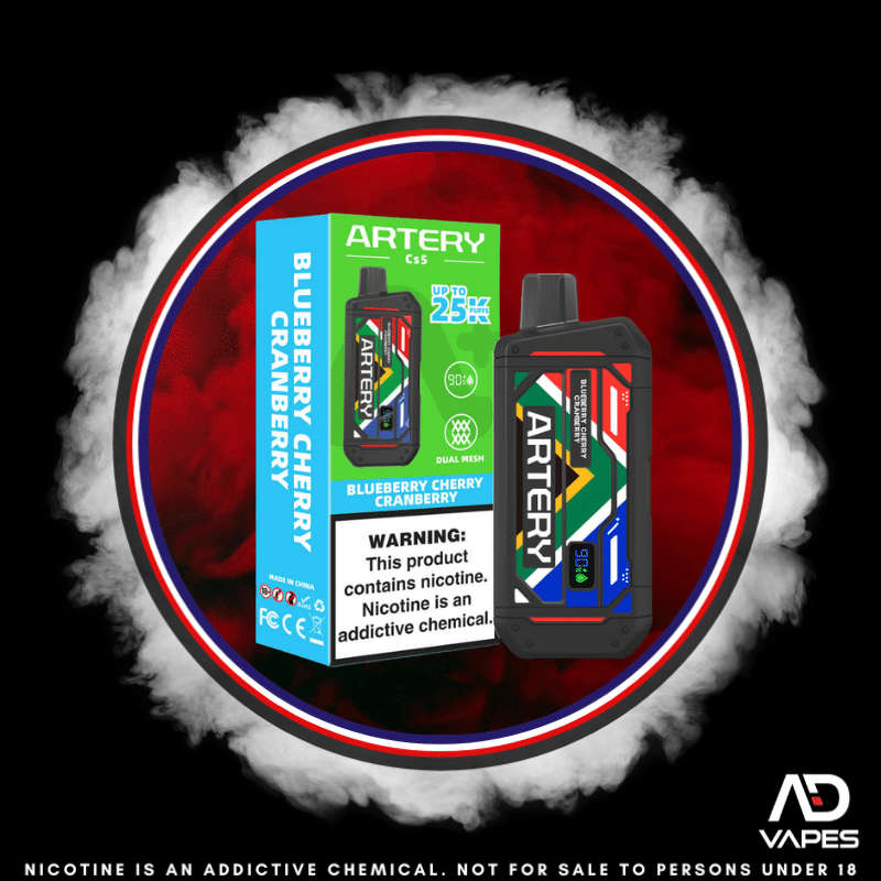 Artery CS5 25K 50mg Blueberry Cherry Cranberry