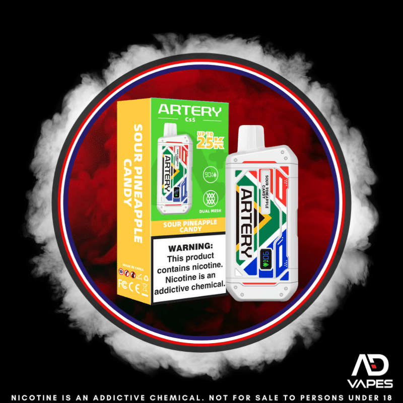 Artery CS5 25K 50mg Sour Pineapple Candy