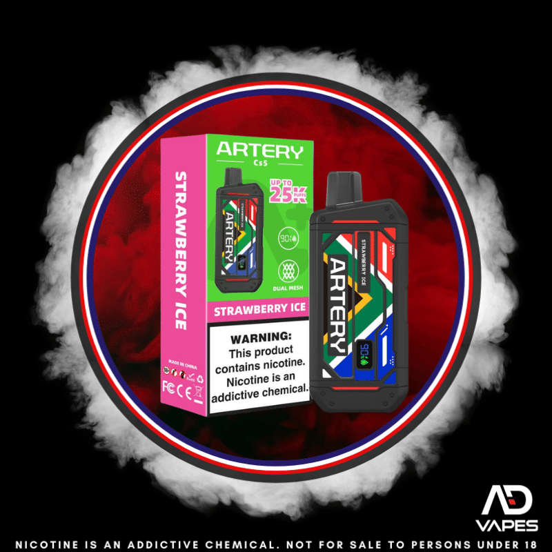 Artery CS5 25K 50mg Strawberry Ice