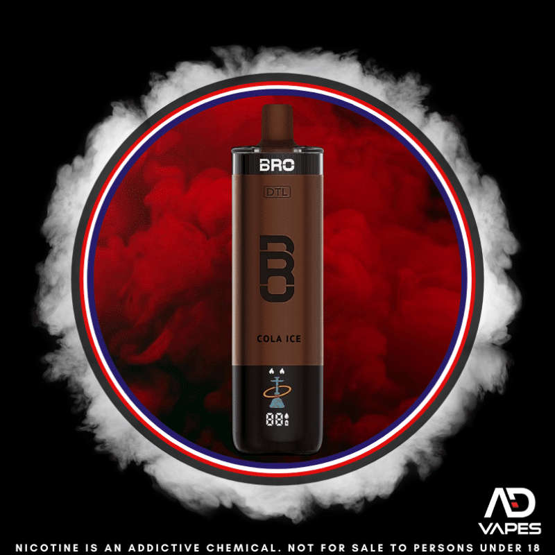 Bro Vapes Hookah DTL 40K 5mg Cola Ice
