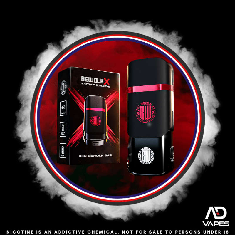 Bewolk X Battery + Sleeve Red Bewolk Bar