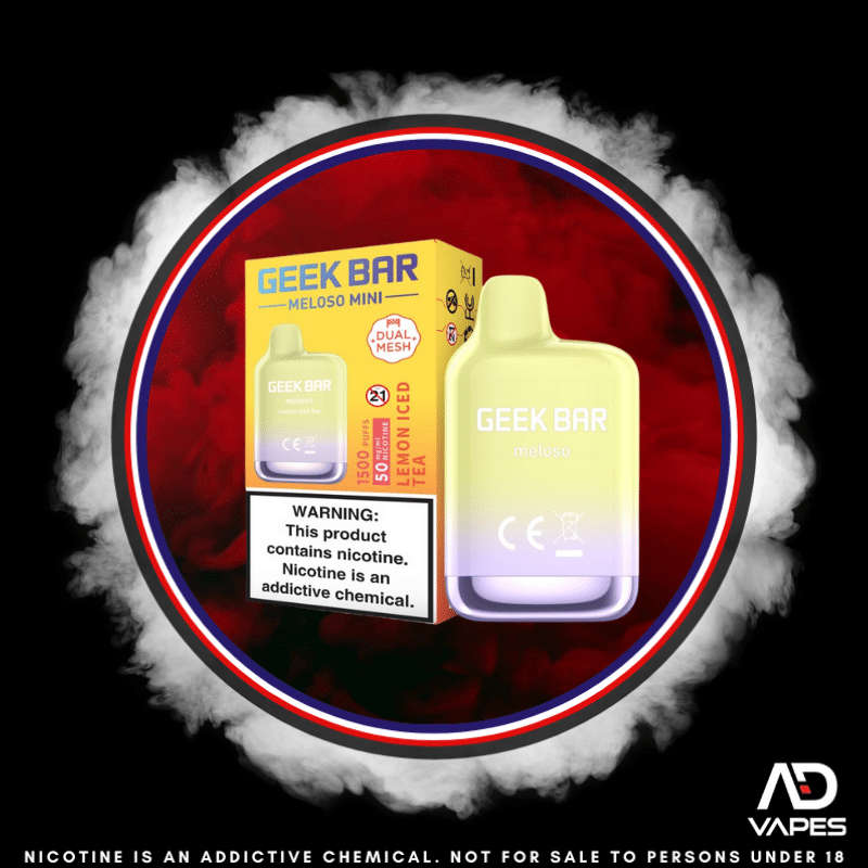 Geek Bar Meloso Mini 1500 50mg Lemon Iced Tea