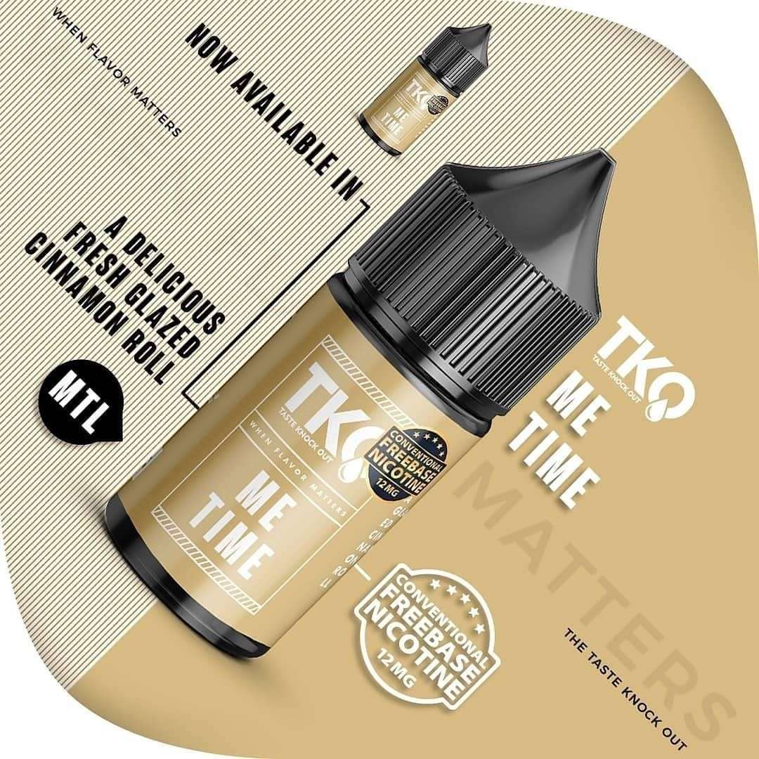 TKO - Me Time Conventional Freebase Nicotine 12mg (30ml) - TKO Vape Co. 12mg