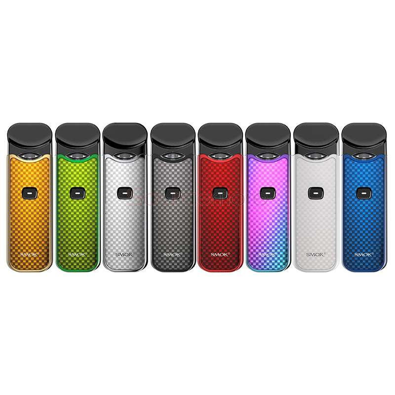Smok Nord Pod Starter Kit 1100mAh (Carbon Fiber Version) - Smok Gold Carbon Fiber