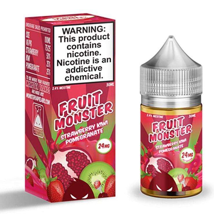 Fruit Monster - Strawberry kiwi Pomegranate Nic Salts 30ml - Jam Monster 24mg