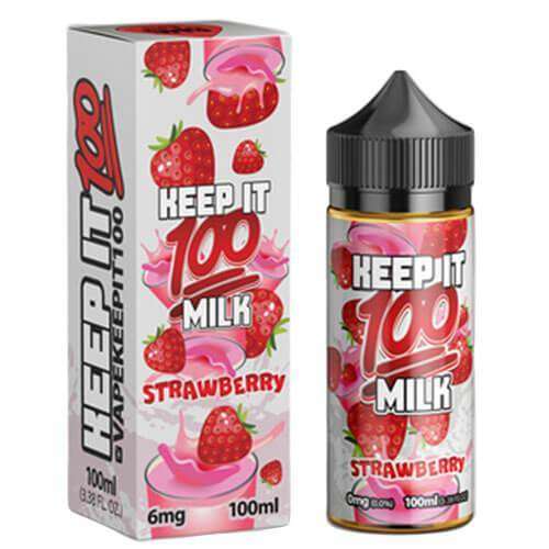 Keep it 100 - Strawberry Milk (100ml) - Nasty Juice 3mg