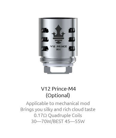 Coil Head - Smok TFV12 Prince Coil - V12 Prince-M4  0.17 ohms - Smok