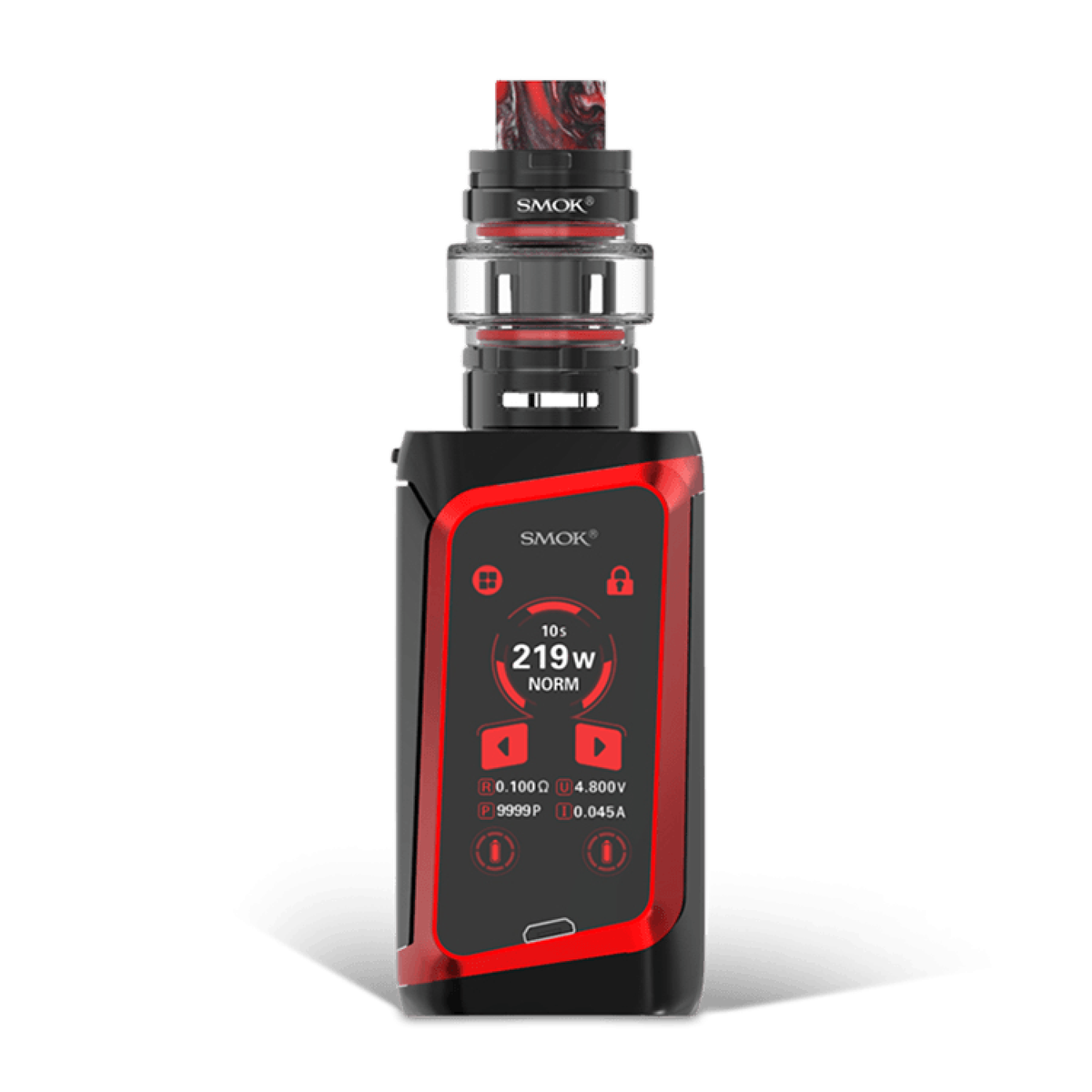 Smok Morph 219 Kit With TF Sub-Ohm Tank - Smok Prism Chrome and Black