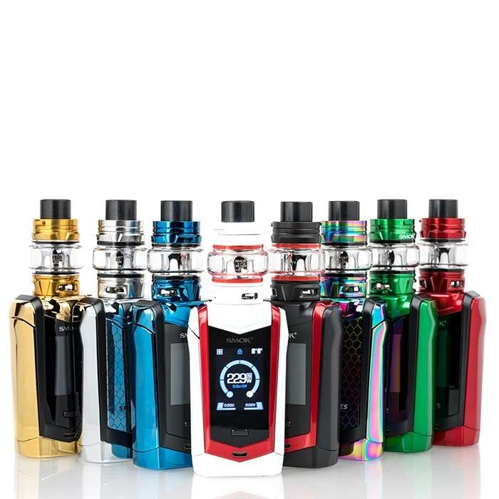 Smok Species 230W Kit With TFV8 Baby V2 Tank and Coils - Smok Black + Red