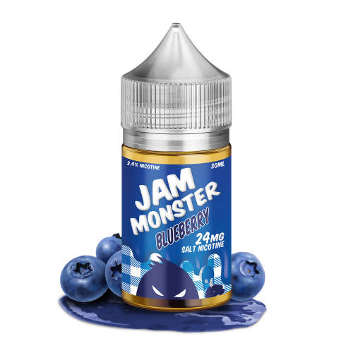 Jam Monster - Blueberry Nic Salts (30ml) - Jam Monster 24mg