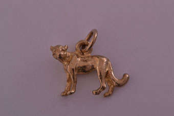Gold Cheetah Charm | National Free Shipping |