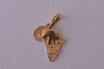 Gold African Charm | National Free Shipping |