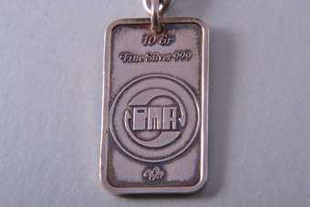 Silver Modern Keyring | National Free Shipping |