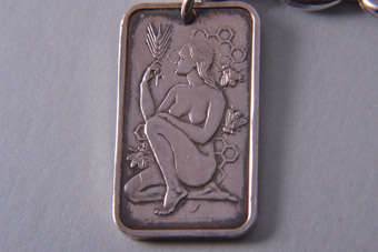 Silver Modern Keyring | National Free Shipping |