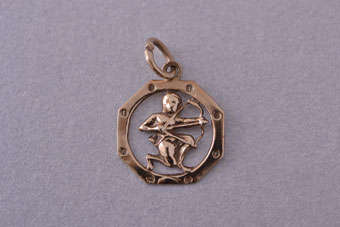 Gold Vintage Cupid Charm | National Free Shipping |