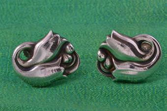 Silver Retro Earrings | National Free Shipping |