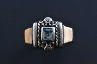 Silver And Gold Ring | National Free Shipping |