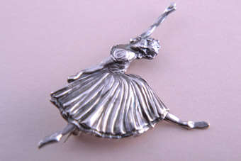 Silver 1950's Brooch |  |