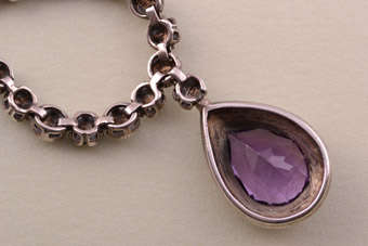 Silver Vintage Necklace | National Free Shipping |