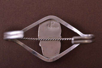 Silver Navajo Cuff Bangle | National Free Shipping |