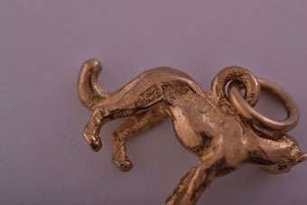 Gold Cheetah Charm | National Free Shipping |