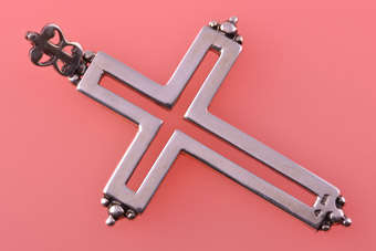 Silver Modern Cross | National Free Shipping |