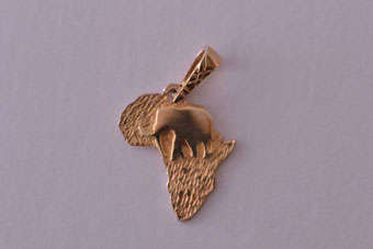 Gold African Charm | National Free Shipping |