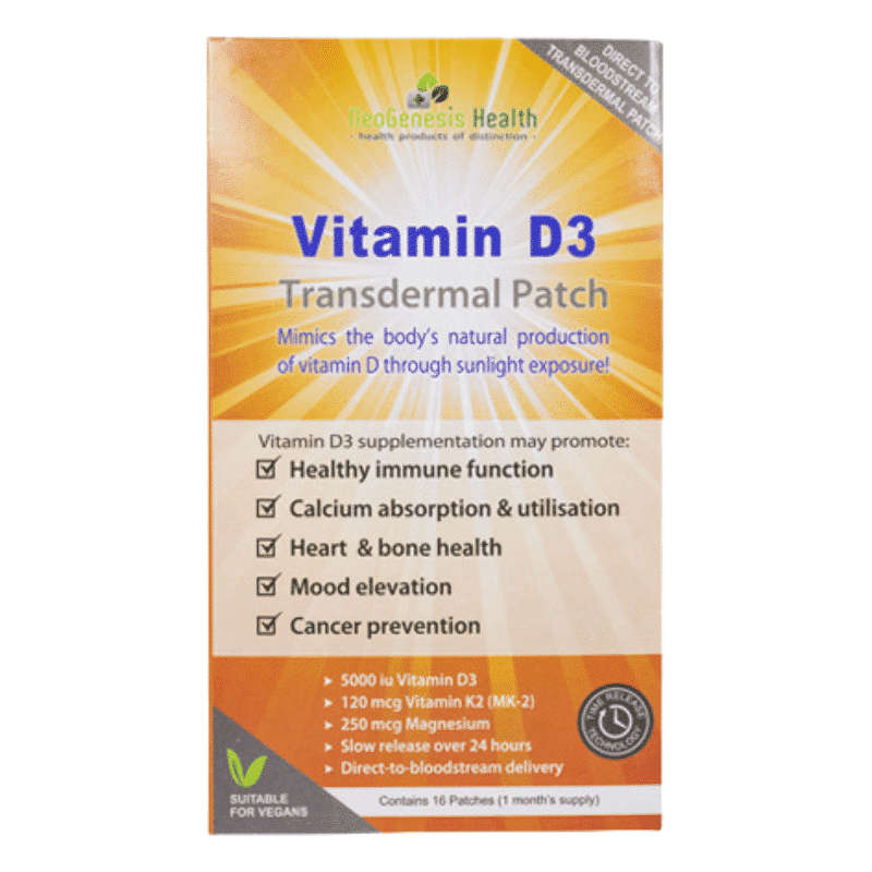 NeoGenesis Vitamin D3 Transdermal Patches 16