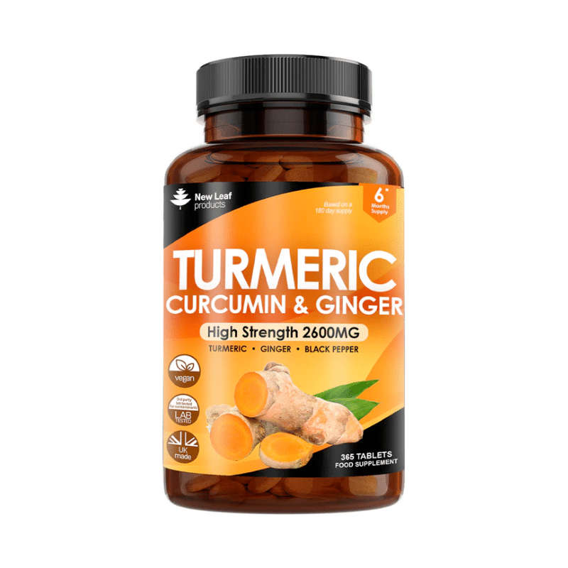 New Leaf Turmeric Curcumin & Ginger 365