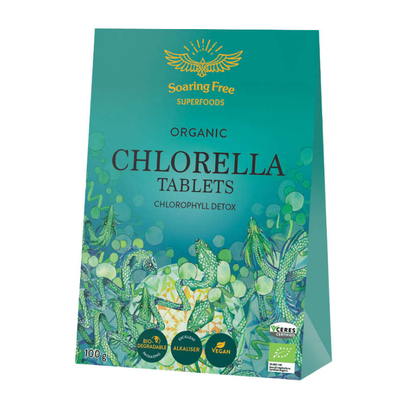 Soaring Free Superfoods Organic Chlorella Tablets 100g