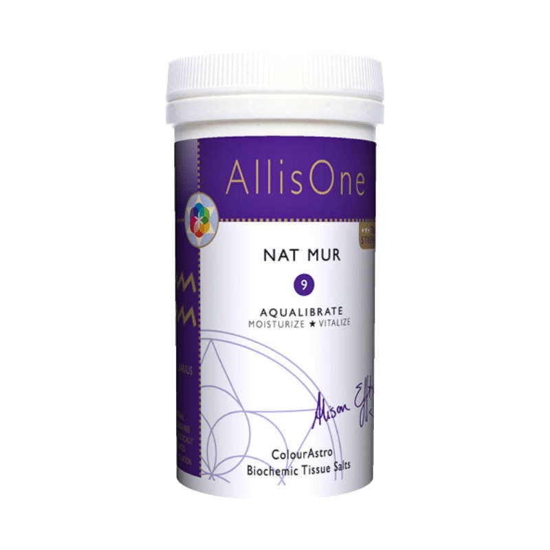 AllisOne 9 Nat Mur Biochemic Tissue Salts 60 Tablets