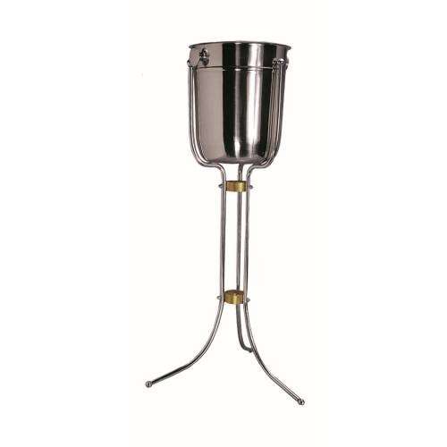 Ice Bucket Stand -Chrome Plated  Floor Standing 715 mm