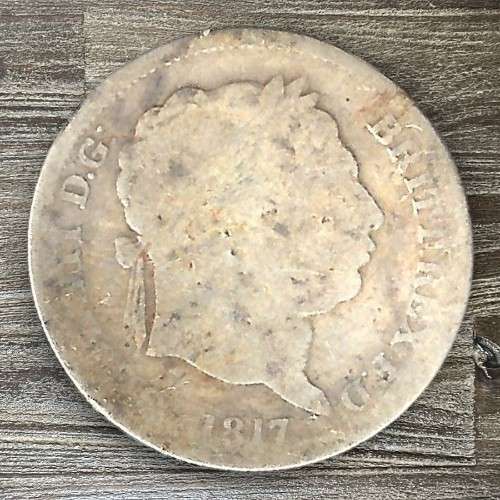 1817 *** British GeorgeIII half crown *** Silver