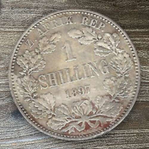 1897 *** 1 Shilling *** Top au coin