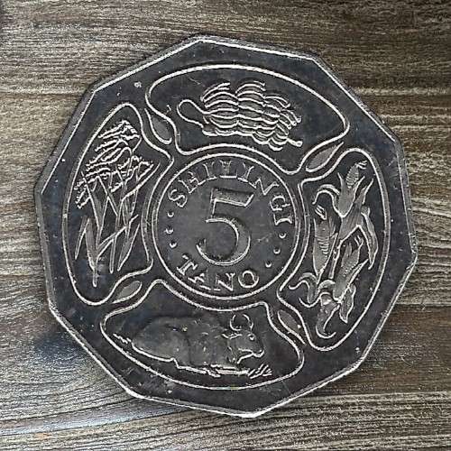 Tanzania *** 1993 5 Shilling *** Collect various countries currencies