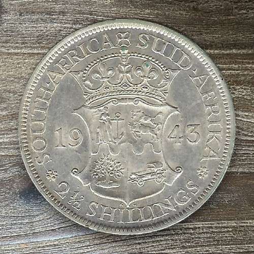 1943 *** 2 1/2 shilling *** Very good clear fields