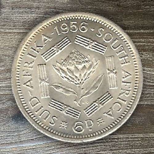 1956 *** 3P *** Great silver coin, collectable condition