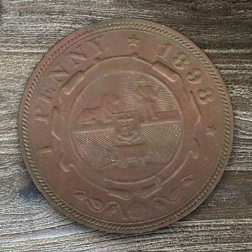 1898 *** Penny *** Please use scan or picture to determine grade